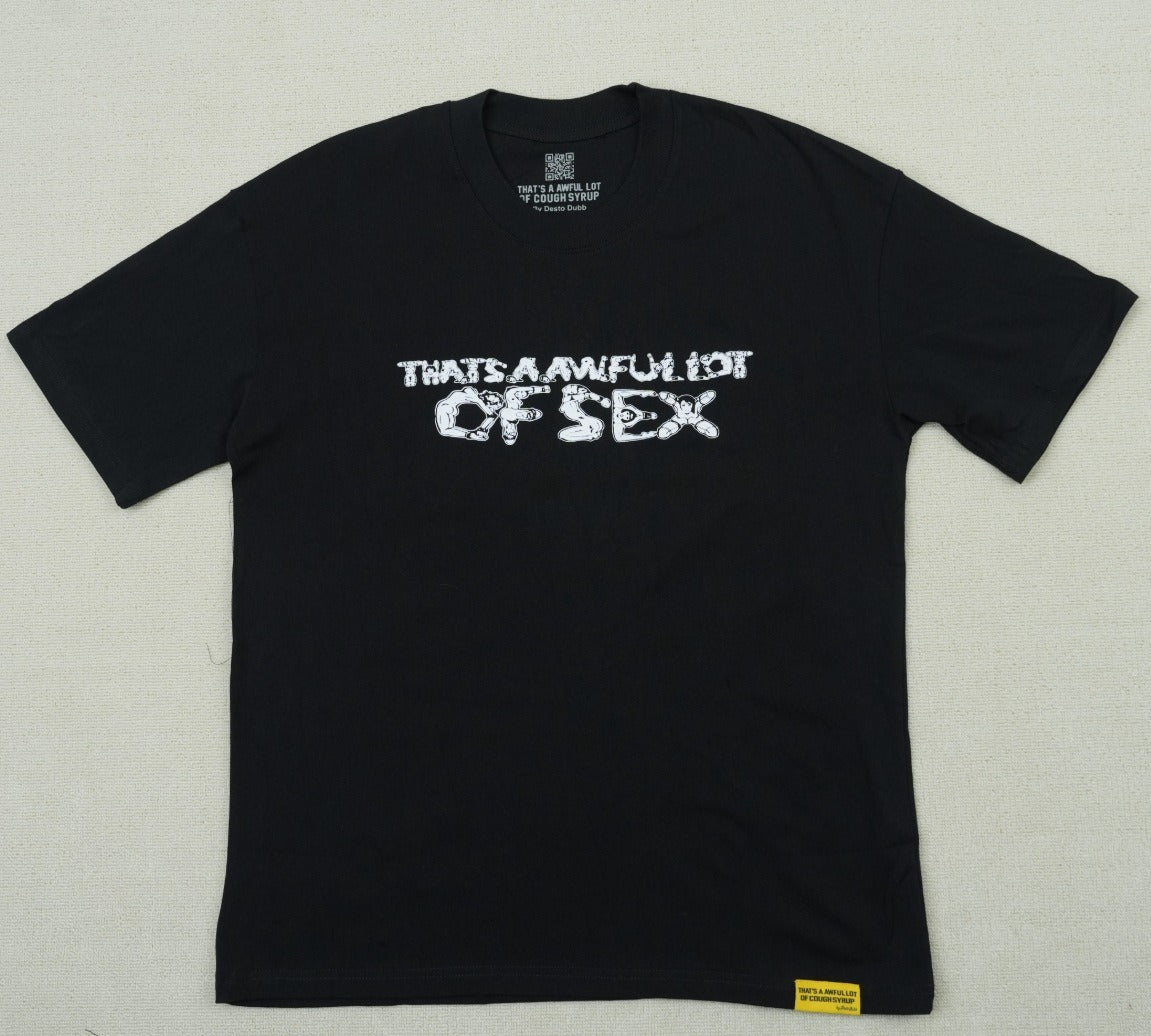 Top Quality THAT'S a AWFUL LOT of 100% Cotton COUGH SYRUP Loose Casual Scannable Oversized Vintage T-shirts for Men