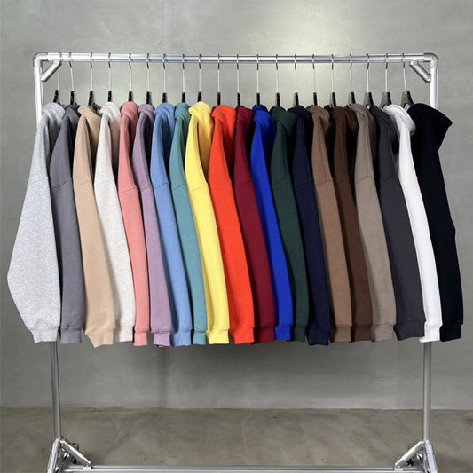 Wholesale Men's Clothing Hoodies Sweatshirts Custom Logo Top Quality Cotton French Terry Pullover Hoodie
