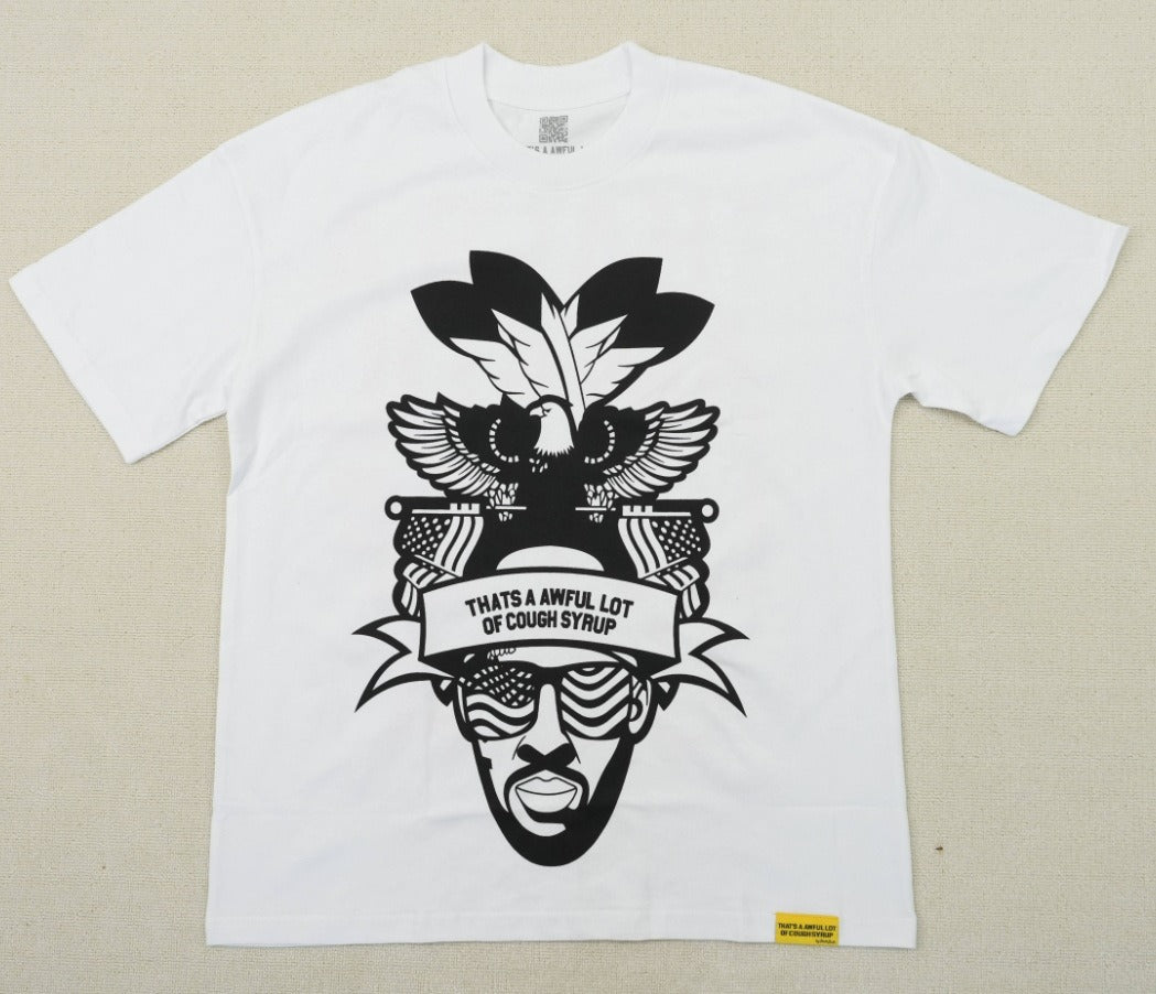 THAT'S a AWFUL LOT of Top Quality 100% Cotton COUGH SYRUP Loose Casual Oversized Vintage T-shirts for Men