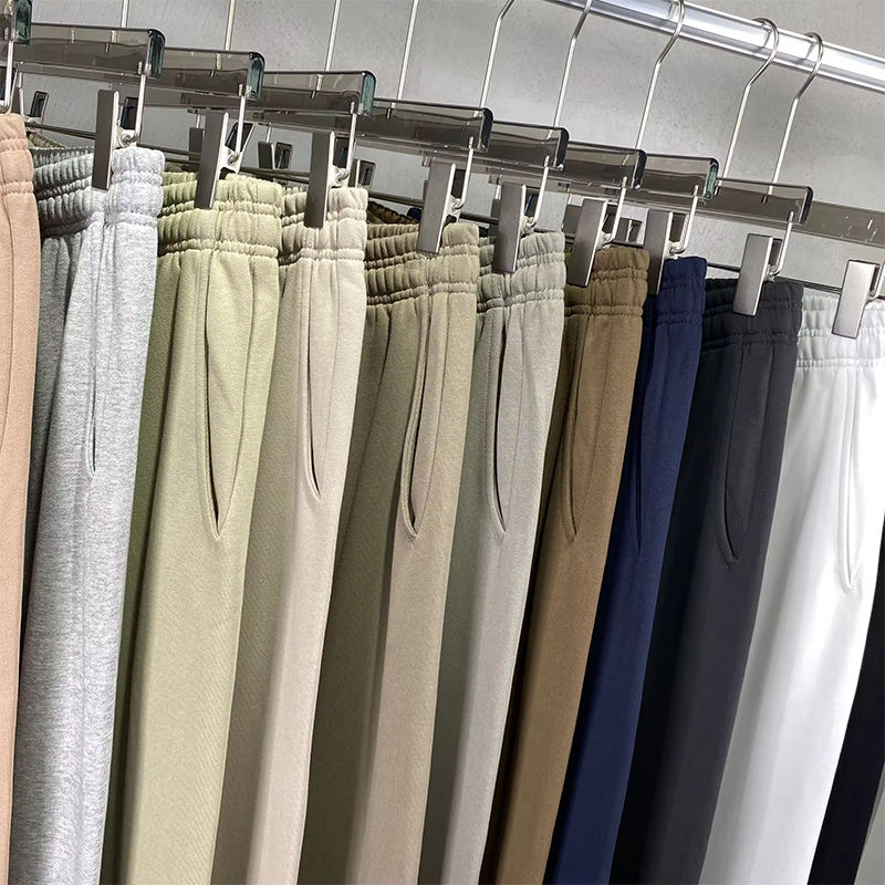 Men's Heavyweight Joggers Trouser Sports Track Pants Custom Sweatpants High Quality 100% Cotton Casual Men's Pants