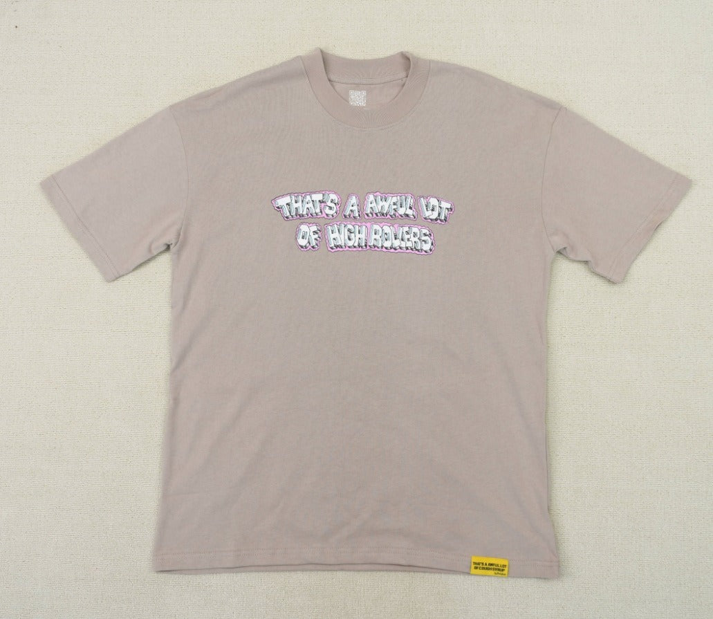 THAT'S a AWFUL LOT of Top Quality 100% Cotton COUGH SYRUP Loose Casual Oversized Vintage T-shirts for Men