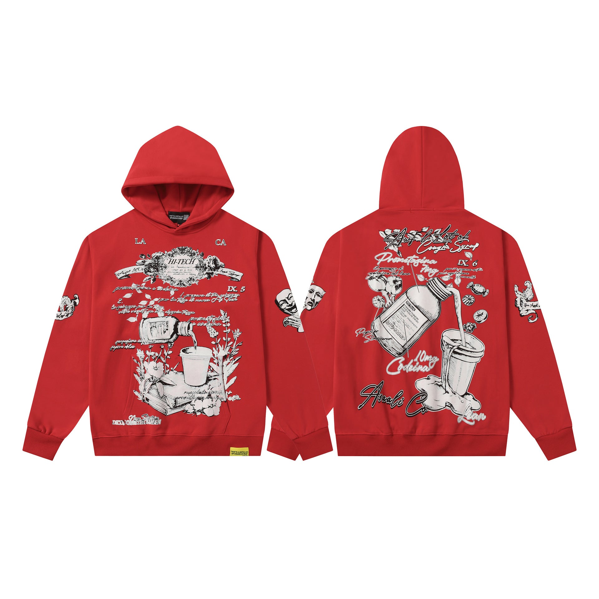 Top Quality THAT'S a AWFUL LOT of Men's COUGH SYRUP Hoodie Clothing Hoodies Streetwear Oversized Hoodies