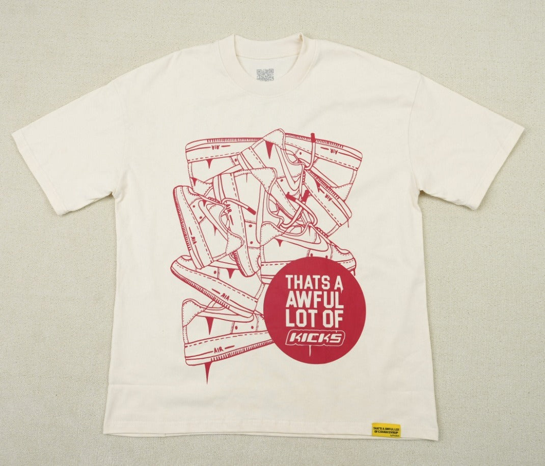 THAT'S a AWFUL LOT of Top Quality 100% Cotton COUGH SYRUP Loose Casual Oversized Vintage T-shirts for Men