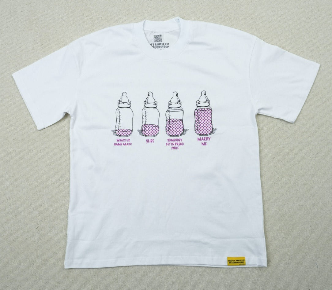 Top Quality THAT'S a AWFUL LOT of 100% Cotton COUGH SYRUP Loose Casual Scannable Oversized Vintage T-shirts for Men