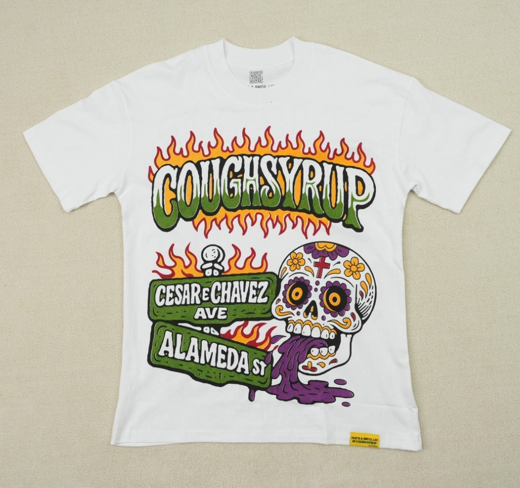 Top Quality THAT'S a AWFUL LOT of 100% Cotton COUGH SYRUP Loose Casual Scannable Oversized Vintage T-shirts for Men