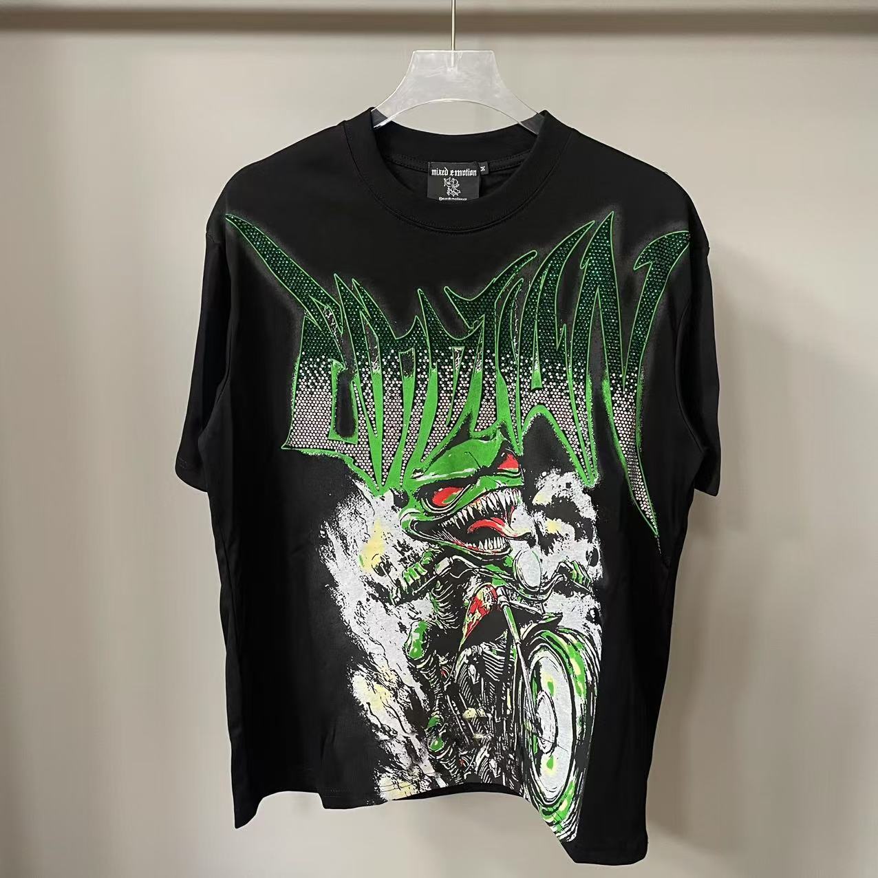Designer Brand Top Quality Mixed Emotion Tee Shirts Loose Casual Embroidery Oversized T-shirts
