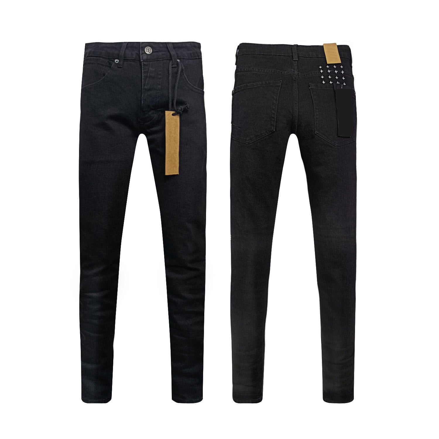 Top Quality Men's Jeans Luxury Ksubies Hip Hop Ripped Denim Y2K Jeans Streetwear Slim Jeans