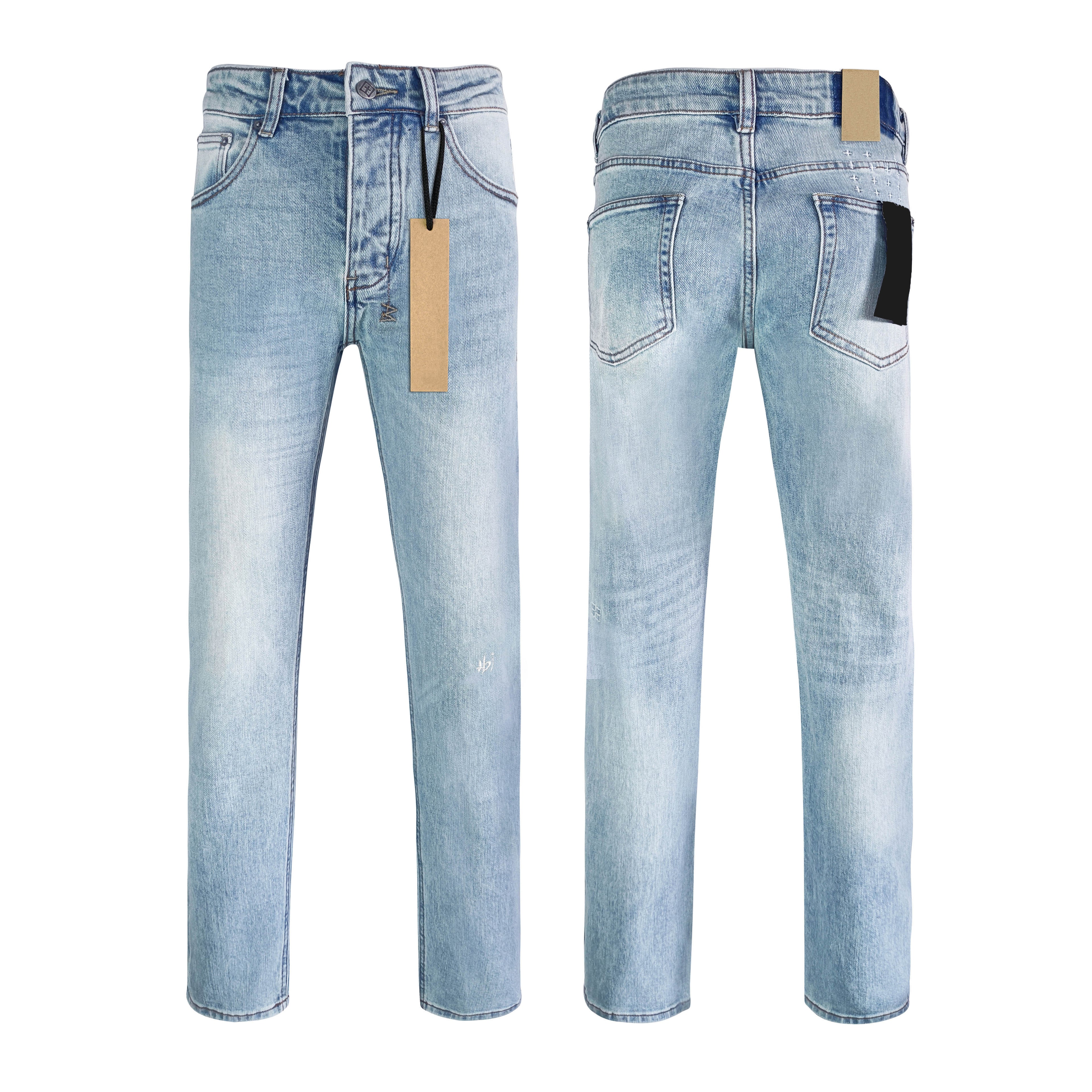 Top Quality Ksubies Retro Style Pants Hip-hop Ripped Denim Y2K Jeans Straight Leg Denim Jeans